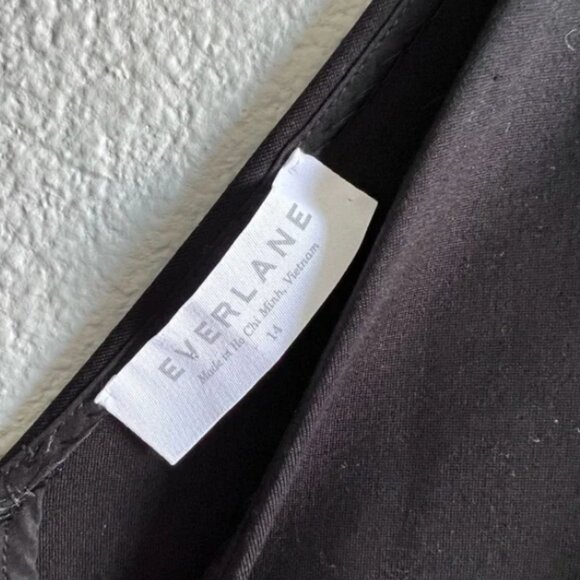 Everlane The Deep V-Neck A-Line Dress - Picture 3 of 7